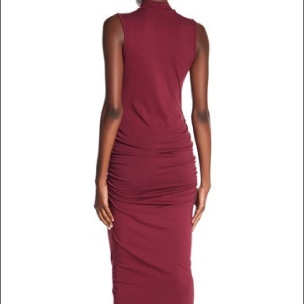 Michael Stars – Ruched Mock Neck Dress
GARNET  XS - Picture 2 of 3